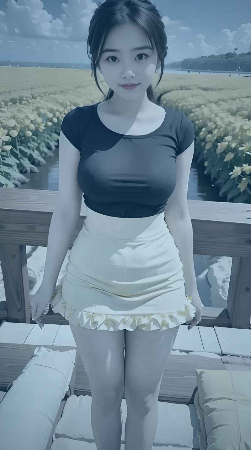 一幅概念插画：一位现代职业女性形象的剪影，背景是都市天际线与古典宅邸的融合